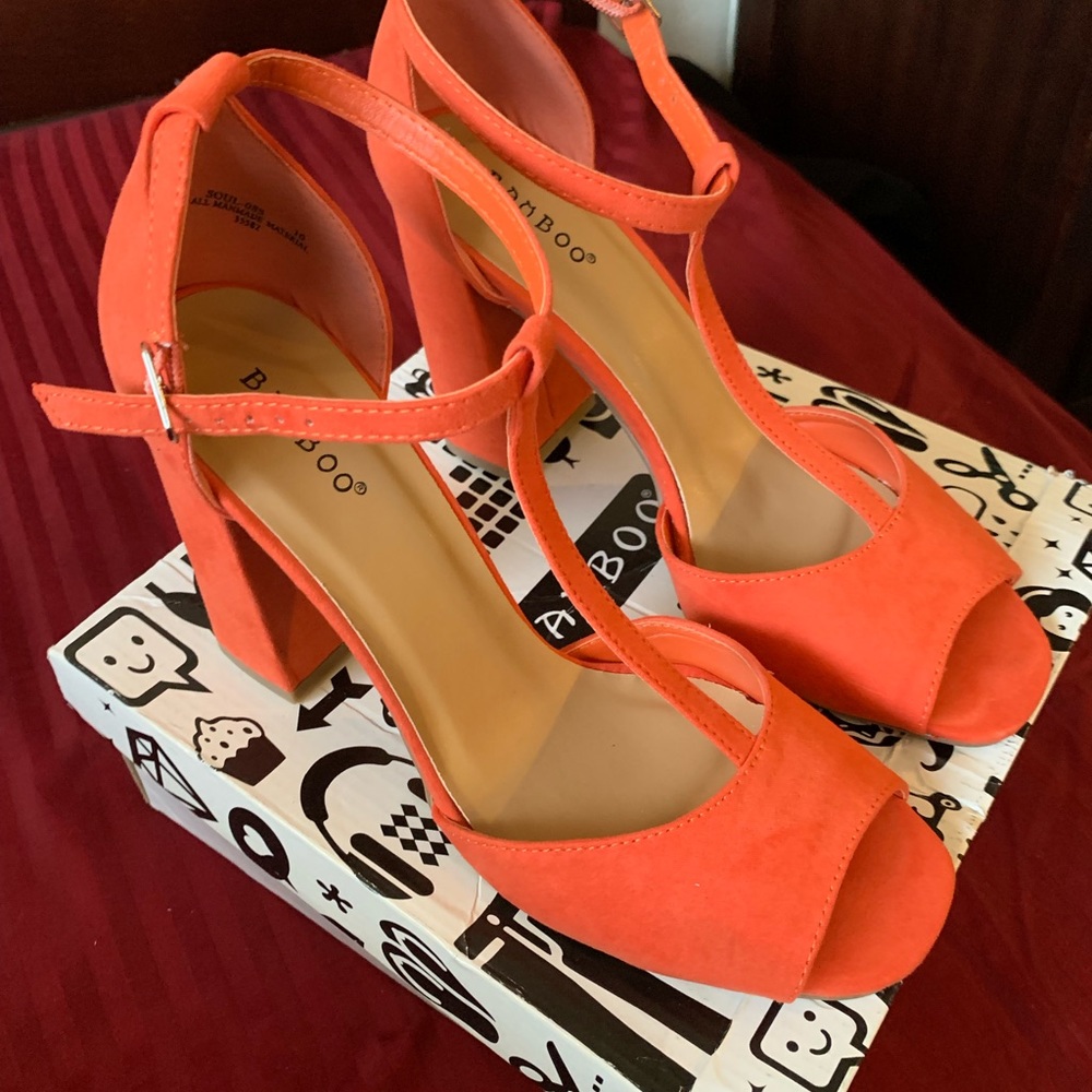 Orange heels
